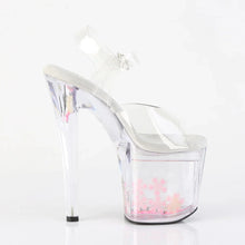 Load image into Gallery viewer, Tacones Pleaser ENCHANT-708AQUA-01 Transparente B. Rosa
