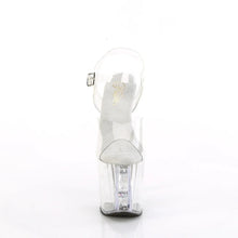 Load image into Gallery viewer, Tacones Pleaser ENCHANT-708AQUA-02 Transparente Plata
