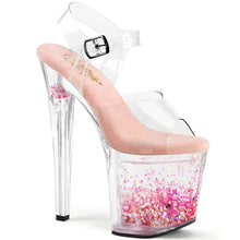 Load image into Gallery viewer, Tacones Pleaser ENCHANT-708AQUA-03 Transparente B. Rosa
