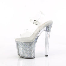 Load image into Gallery viewer, Tacones Pleaser ENCHANT-708RSI Transparente Plata
