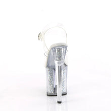 Load image into Gallery viewer, Tacones Pleaser ENCHANT-708RSI Transparente Plata
