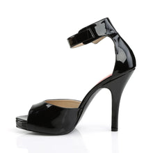 Load image into Gallery viewer, Tacones Pleaser Pink Label EVE-02 Negro Charol
