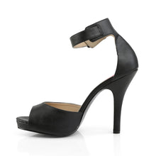 Load image into Gallery viewer, Tacones Pleaser Pink Label EVE-02 Negro Piel Sintética
