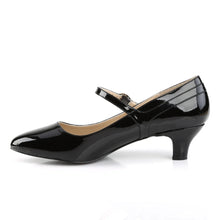 Load image into Gallery viewer, Tacones Pleaser Pink Label FAB-425 Negro Charol
