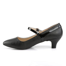 Load image into Gallery viewer, Tacones Pleaser Pink Label FAB-425 Negro Piel Sintética
