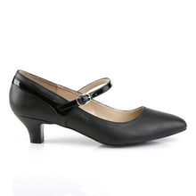 Load image into Gallery viewer, Tacones Pleaser Pink Label FAB-425 Negro Piel Sintética
