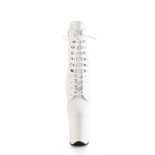Load image into Gallery viewer, Pleaser FLAMINGO-1020 Boots - White Faux Leather / White Matte
