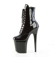 Load image into Gallery viewer, Tacones Pleaser FLAMINGO-1020BLG Negro Charol Azul
