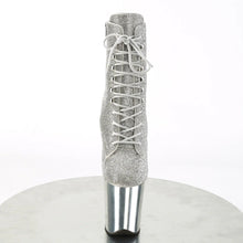 Load image into Gallery viewer, Tacones Pleaser FLAMINGO-1020CHRS Plata Cromo
