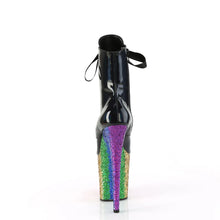 Cargar imagen en el visor de la galería, Tacones Pleaser FLAMINGO-1020HG Negro Holo Charol
