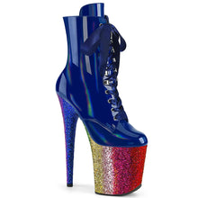 Load image into Gallery viewer, Tacones Pleaser FLAMINGO-1020HG Royal Azul Holo
