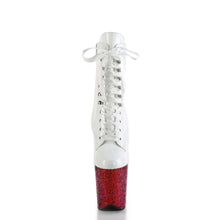 Cargar imagen en el visor de la galería, Tacones Pleaser FLAMINGO-1020HG Blanco Holo Charol
