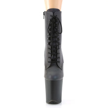 Load image into Gallery viewer, Tacones Pleaser FLAMINGO-1020REFL Verde Reflective Negro
