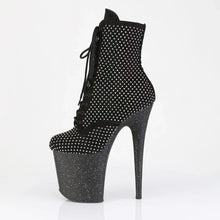 Load image into Gallery viewer, Tacones Pleaser FLAMINGO-1020RM Negro Faux Suede
