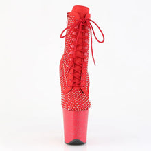 Load image into Gallery viewer, Tacones Pleaser FLAMINGO-1020RM Rojo Faux Suede
