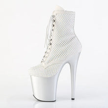Load image into Gallery viewer, Tacones Pleaser FLAMINGO-1020RM Plata Faux Sude
