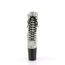 Load image into Gallery viewer, Tacones Pleaser FLAMINGO-1020RS Plata Black Mate
