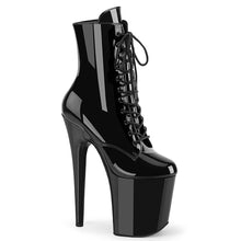 Load image into Gallery viewer, Pleaser FLAMINGO-1020WR Boots - Black Patent
