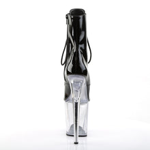 Carregar imagem no visualizador da galeria, Botas Pleaser FLAMINGO-1021 - Verniz preto / Transparente
