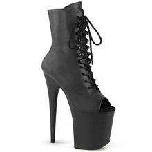 Carregar imagem no visualizador da galeria, Botas Pleaser FLAMINGO-1021 - Pele sintética preta / Preto mate
