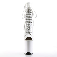 Load image into Gallery viewer, Pleaser FLAMINGO-1021 Boots - White Patent / White
