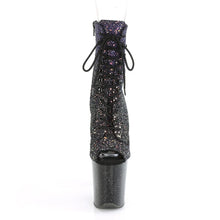 Carregar imagem no visualizador da galeria, Tacones Pleaser FLAMINGO-1021OMBG Morado Purpurina Negro
