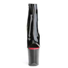 Load image into Gallery viewer, Tacones Pleaser FLAMINGO-1025 Negro Rojo Charol
