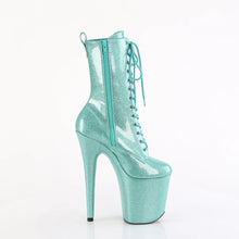 Load image into Gallery viewer, Tacones Pleaser FLAMINGO-1040GP Aguamarina Purpurina Charol
