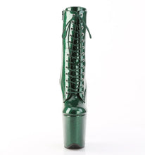 Load image into Gallery viewer, Tacones Pleaser FLAMINGO-1040GP Emerald Verde Purpurina
