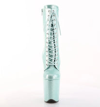 Load image into Gallery viewer, Tacones Pleaser FLAMINGO-1040GP Mint Purpurina Charol
