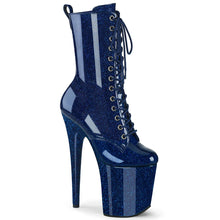 Load image into Gallery viewer, Tacones Pleaser FLAMINGO-1040GP Navy Azul Purpurina
