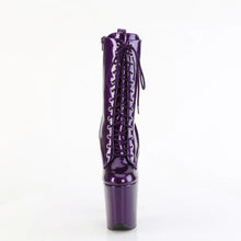 Carregar imagem no visualizador da galeria, Tacones Pleaser FLAMINGO-1040GP Morado Purpurina Charol
