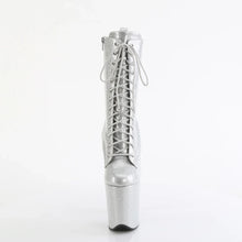Load image into Gallery viewer, Tacones Pleaser FLAMINGO-1040GP Plata Purpurina Charol
