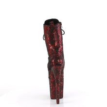 Load image into Gallery viewer, Tacones Pleaser FLAMINGO-1040SPF Rojo Snake Print
