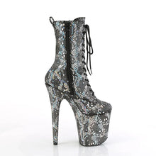 Load image into Gallery viewer, Tacones Pleaser FLAMINGO-1040SPF Plata Holo Snake
