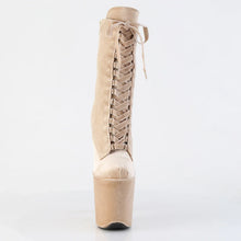 Load image into Gallery viewer, Tacones Pleaser FLAMINGO-1045VEL Crema Velvet M

