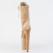 Load image into Gallery viewer, Tacones Pleaser FLAMINGO-1045VEL Crema Velvet M
