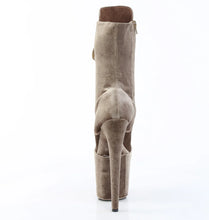 Load image into Gallery viewer, Tacones Pleaser FLAMINGO-1045VEL Khaki Velvet
