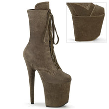 Load image into Gallery viewer, Tacones Pleaser FLAMINGO-1045VEL Khaki Velvet
