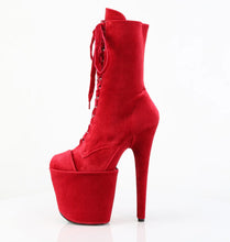 Carregar imagem no visualizador da galeria, Tacones Pleaser FLAMINGO-1045VEL Rojo Velvet
