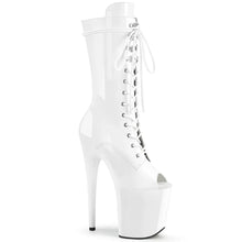 Load image into Gallery viewer, Tacones Pleaser FLAMINGO-1051 Blanco Charol
