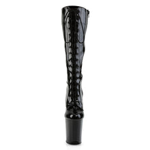 Carregar imagem no visualizador da galeria, Botas Pleaser FLAMINGO-2023 - Verniz preto elástico / Preto
