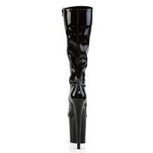 Carregar imagem no visualizador da galeria, Botas Pleaser FLAMINGO-2023 - Verniz preto elástico / Preto
