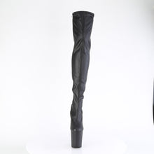 Carregar imagem no visualizador da galeria, Botas Pleaser FLAMINGO-3000 - Pele sintética preta / Preto mate
