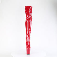 Carregar imagem no visualizador da galeria, Botas Pleaser FLAMINGO-3000 - Verniz vermelho elástico / Vermelho
