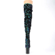 Load image into Gallery viewer, Tacones Pleaser FLAMINGO-3004 Verde Iridescent Sequins
