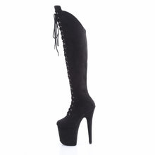 Carregar imagem no visualizador da galeria, Botas Pleaser FLAMINGO-3014FS - Camurça sintética preta
