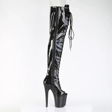 Load image into Gallery viewer, Tacones Pleaser FLAMINGO-3021GP Negro Purpurina Charol
