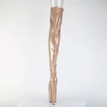 Load image into Gallery viewer, Tacones Pleaser FLAMINGO-3021GP Dorado Purpurina Charol
