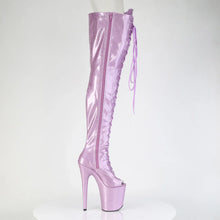Load image into Gallery viewer, Tacones Pleaser FLAMINGO-3021GP Lilac Purpurina Charol
